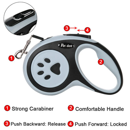 Retractable Leash - 3M or 5M